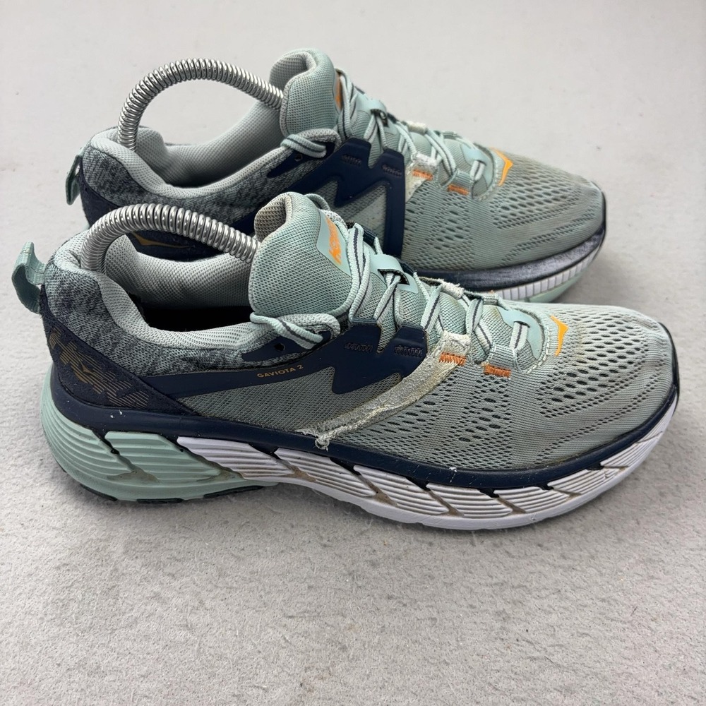 Hoka One One Gaviota 2 Shoes Womens Size 9 Green Running Sneakers Cushioned